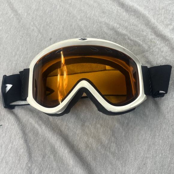 Smith Optics Preowned Snow Ski Goggles White Orange EUC - Picture 1 of 3